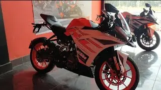 Ktm RC 125 BS6 2021 white orange colour