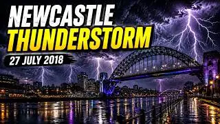 Newcastle upon Tyne Thunderstorm 27 July 2018