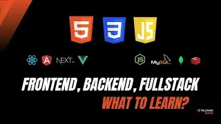 What is Frontend | Backend | FullStack | (Telugu) Complete Roadmap on What to Learn?