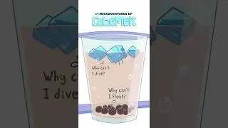 POV: You&rsquo;re Cubemelt in Someone&rsquo;s Boba Tea🧋😨 #shorts #funny #memes #cartoon #cubemelt