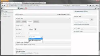 Jigoshop WordPress eCommerce - Creating a New Product video
