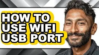 How to Use Wifi Usb Port (easy Method)