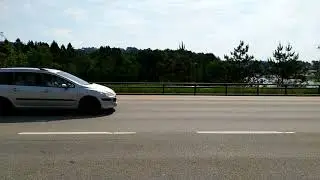 Car passing by in a Highway - Royalty Free Stock Video / (Copyright Free) Download