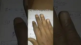 Horizontal range problem #shorts #physics#neet