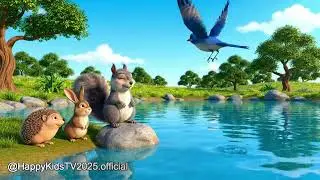 Magical Animal Friends Learn Colors | Pixar-Style Animated Kids Story | Fun Educational Video