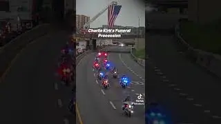 Charlie Kirk funeral procession #charliekirkfuneral