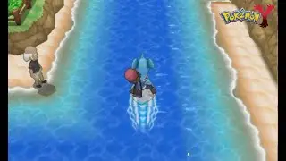 Pokemon Y Episode 11 - Surfing on my Lapras to Cumarine City