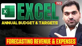 Creating Annual Budget & Targets | Forecasting Revenue & Expenses with Targets in Excel