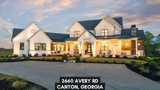 2660 Avery Road, Canton Georgia - Dream Modern Farmhouse Home & Barn