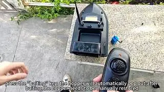 Flytec V050 Operation Tutorial-500m RC Fishing Bait Boat 2kg Load Capcity