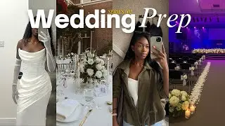 Wedding Prep Vlog| My Bridal shower, Dress fitting, designing our menu, Shopping, DIY welcome sign.