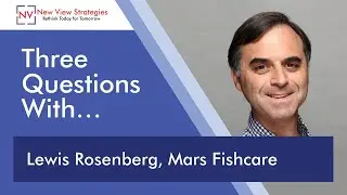 3 Questions with... Lewis Rosenberg, Mars Fishcare