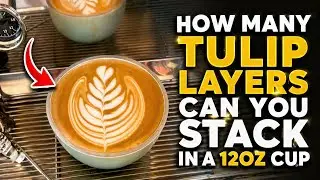 Real-time Coffee Preparation | Cafe Latte With A Perfect Tulip Latte Art | Cafe Vlog ☕️ Unfiltered 