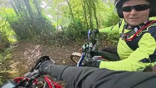 Quarry Road - Forest of Dean & Wye Valley Green Lanes. Honda CRF450RX.