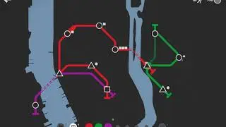 MiniMetro Daily Challenge 2020-06-01 New York Map