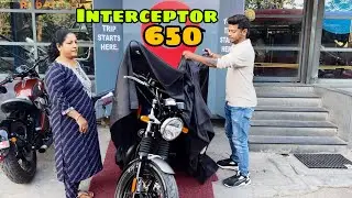 TAKING DELIVERY OF MY NEW INTERCEPTOR 650🤩 2023 | BARCELONA BLUE❤️