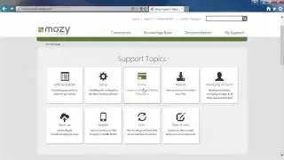 Mozy support portal tour