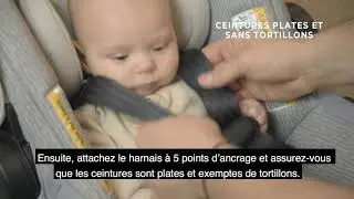 Sécurité des sièges d’auto : Bien attacher votre enfant dans son siège d’auto