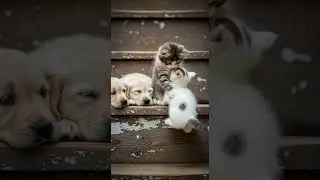 Big Brother Cat Welcomes the New Kitten with Gentle Paws and Purrs #Cats #Kittens #PetLove