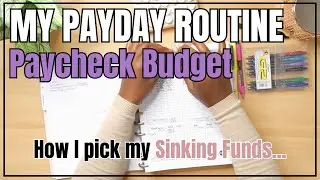 BI-WEEKLY PAYCHECK BUDGET | HOW I PICK MY SINKING FUNDS