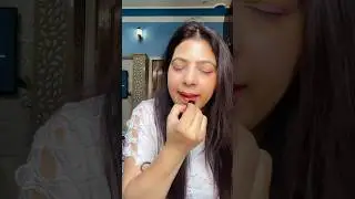 Lipstick with closed eyes 👀 | Can you do that ? #shorts #lipstick #amazinghacks #makeuphacks