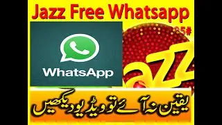 free whatsapp code 2021 | jazz free internet code 2021 whatsapp | jazz whatsapp on Every Call