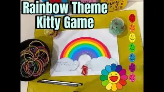 RAINBOW THEME KITTY PARTY GAME #kittypartyforladies #kittygame #oneminutegames#rainbowthemegame