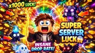 Steal a Brainrot has added a brand new super server luck Live