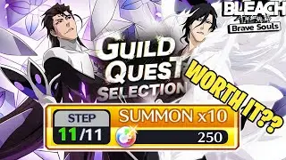 GUILD QUEST SELECTION Summons || BLEACH BRAVE SOULS