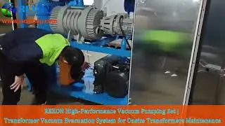 Boost Your Transformer Evacuation Efficiency with REXON's RNVS Vacuum Pumping System!