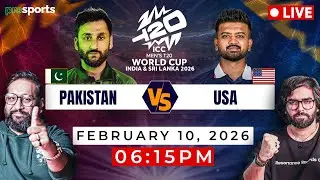 🔴LIVE Pakistan vs USA | 2026 T20 World Cup