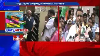 GHMC Polls | Congress Candidate Rahul Goud Campaigning in Kothapet Division | HMTV
