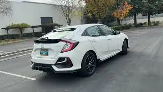 Check out this 2021 Honda Civic Sport Hatchback! 🚗✨