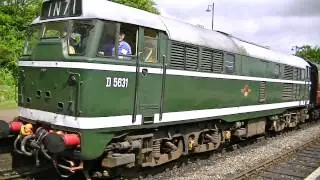 North Norfolk Railway Class 31207 D5631 Departs For Holt 25/05/2013