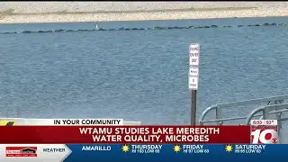 VIDEO: WTAMU studies Lake Meredith water quality, microbes after summer rainfall