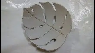 How to Sculpt a Leaf Bowl with Air Dry Clay