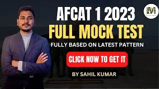 Free AFCAT Mock Test for AFCAT 1 2023 Exam || Defence Mania