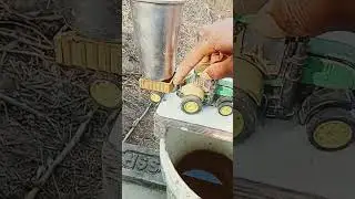 mini tractor trolley ke upar Se gilas rakhkar belt Diya