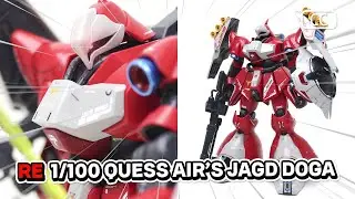 건프라 RE 1/100 야크트 도가 퀘스 전용기(QUESS AIR'S JAGD DOGA) ASMR 빠른 조립 리뷰