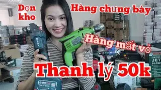THANH LÝ DỌN KHO, XEM LÀ MUA, QUÁ RẺ KHOAN PIN, KHOAN BULONG,  KHOAN BÊ TÔNG, MÁY MÀI PIN, MÀI ĐIỆN