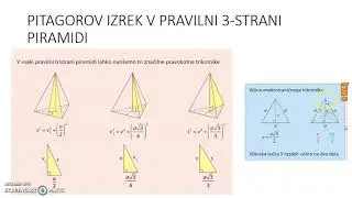 PRAVILNA 3-STRANA PIRAMIDA