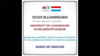 Luxembourg 🇱🇺 University Scholarships 2025/26 #scholarship #studyineurope #2025 #luxembourg #nepal