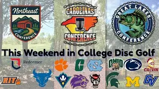 This Weekend in College Disc Golf 11/1-11/2