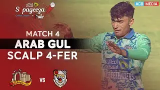 Arab Gul Scalp 4️⃣ Wickets | Speenghar Tigers vs Bost Defenders | Match 4 | SCLX | ACB | 3Z1A
