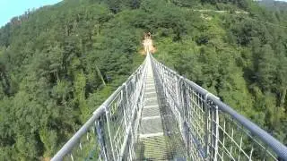 Il Ponte Sospeso pi&ugrave; lungo d'Italia,video integrale.