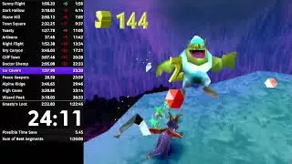 Ice Cavern - shmokey inner cavern route (3:26.26)