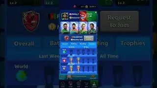 Trophies in cricket league club and ranking system.