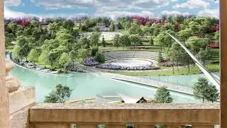 Вид из окна в апартаментах Tashkent City