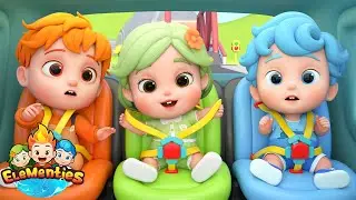 Let&rsquo;s Buckle Up | Car Safety for Kids | Seat Belt Song | Elementies - Nursery Rhymes