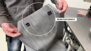VM01 Automatic back pocket setter with pocket folding system